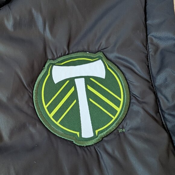ADIDAS Portland Timbers MLS Soccer Employee Down Vest Size Adult Large - Picture 3 of 7